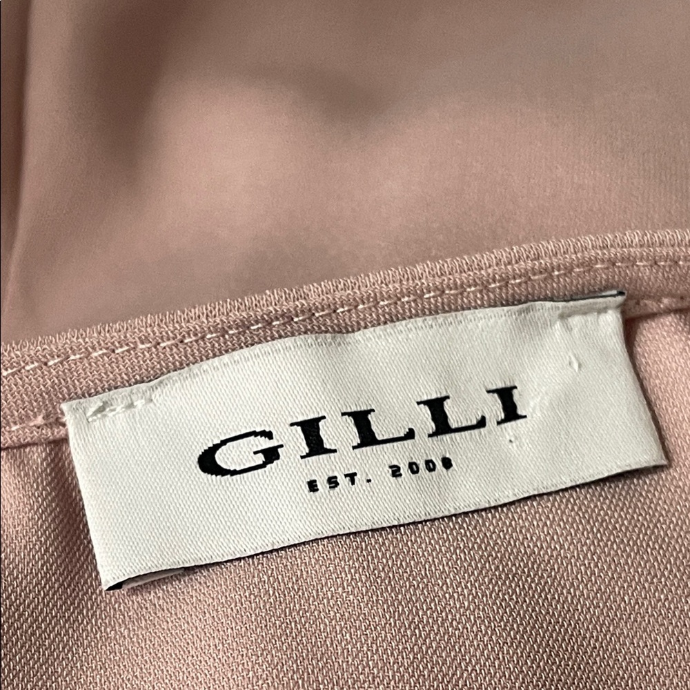 Blush Pink V-Neck Midi Dress - Picture 3 of 7